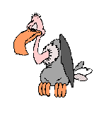 Gif animé vautour bec